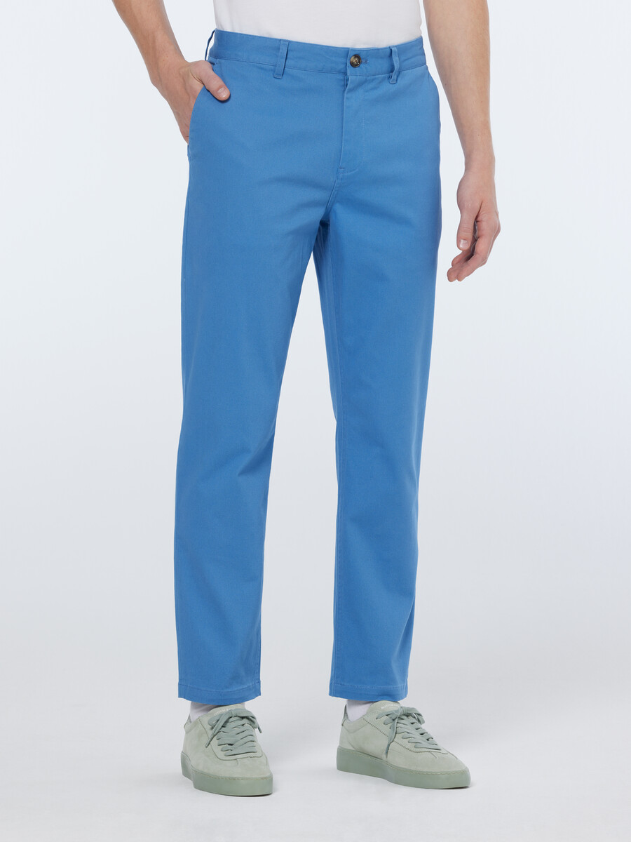 pantalón chino de mezcla de algodón lavado drift