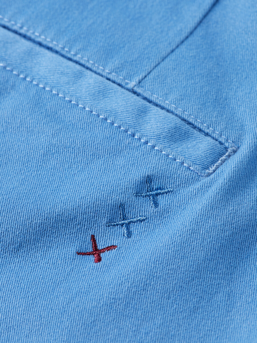 pantalón chino de mezcla de algodón lavado drift