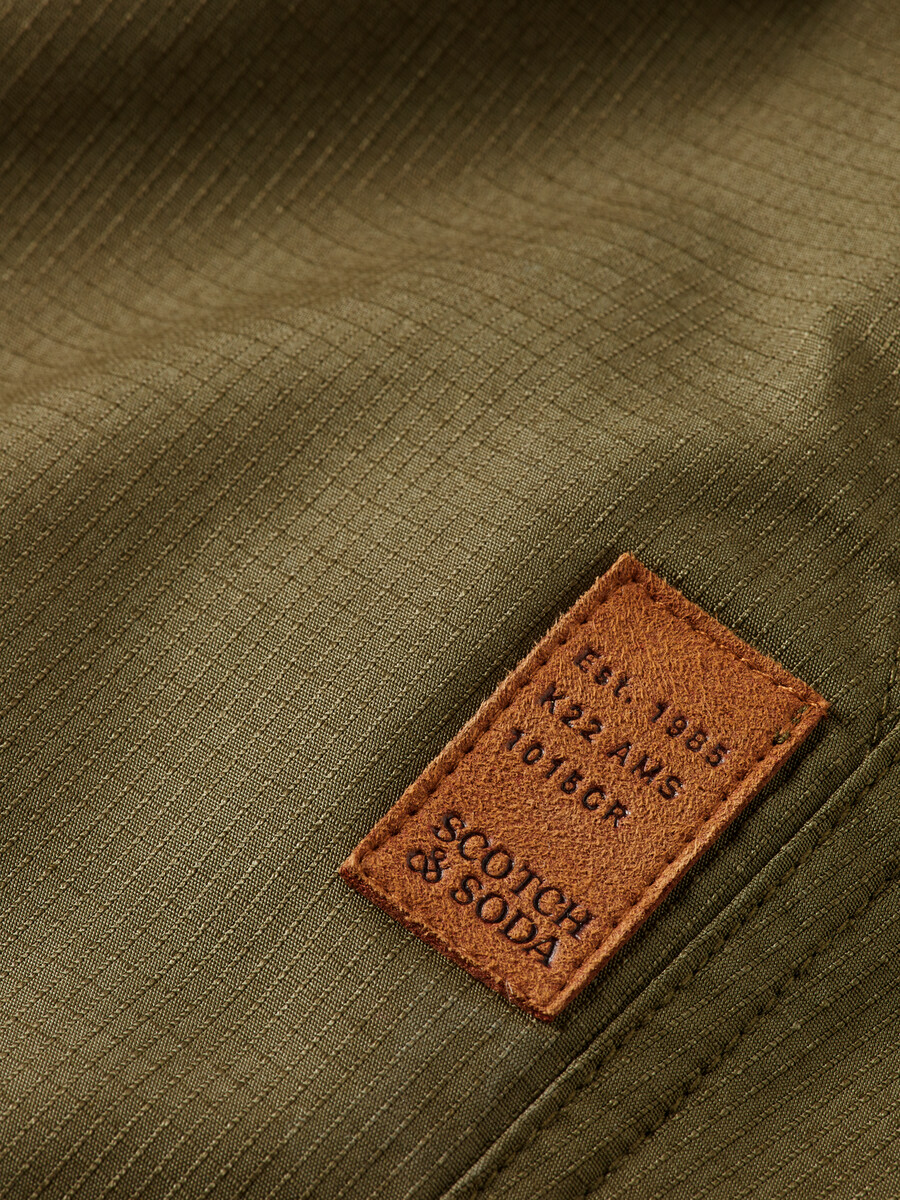 pantalón cargo de algodón antidesgarro de corte recto