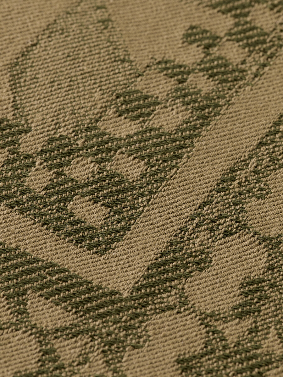 chaqueta de mezcla de algodón jacquard