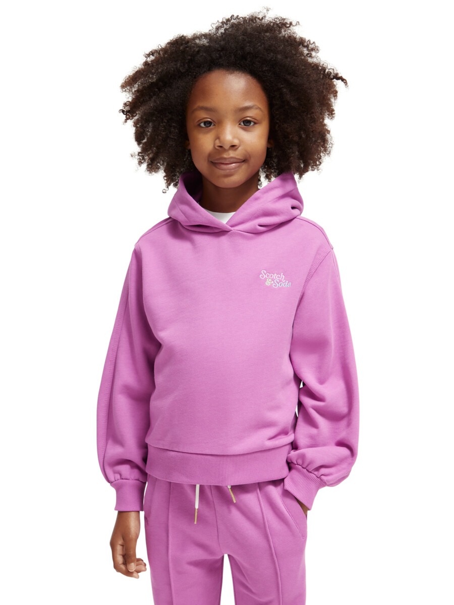 sudadera con capucha de algodón orgánico para niña