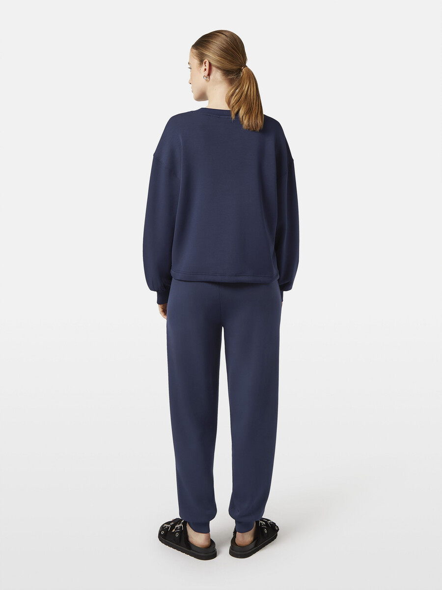 sudadera modal con cuello en v