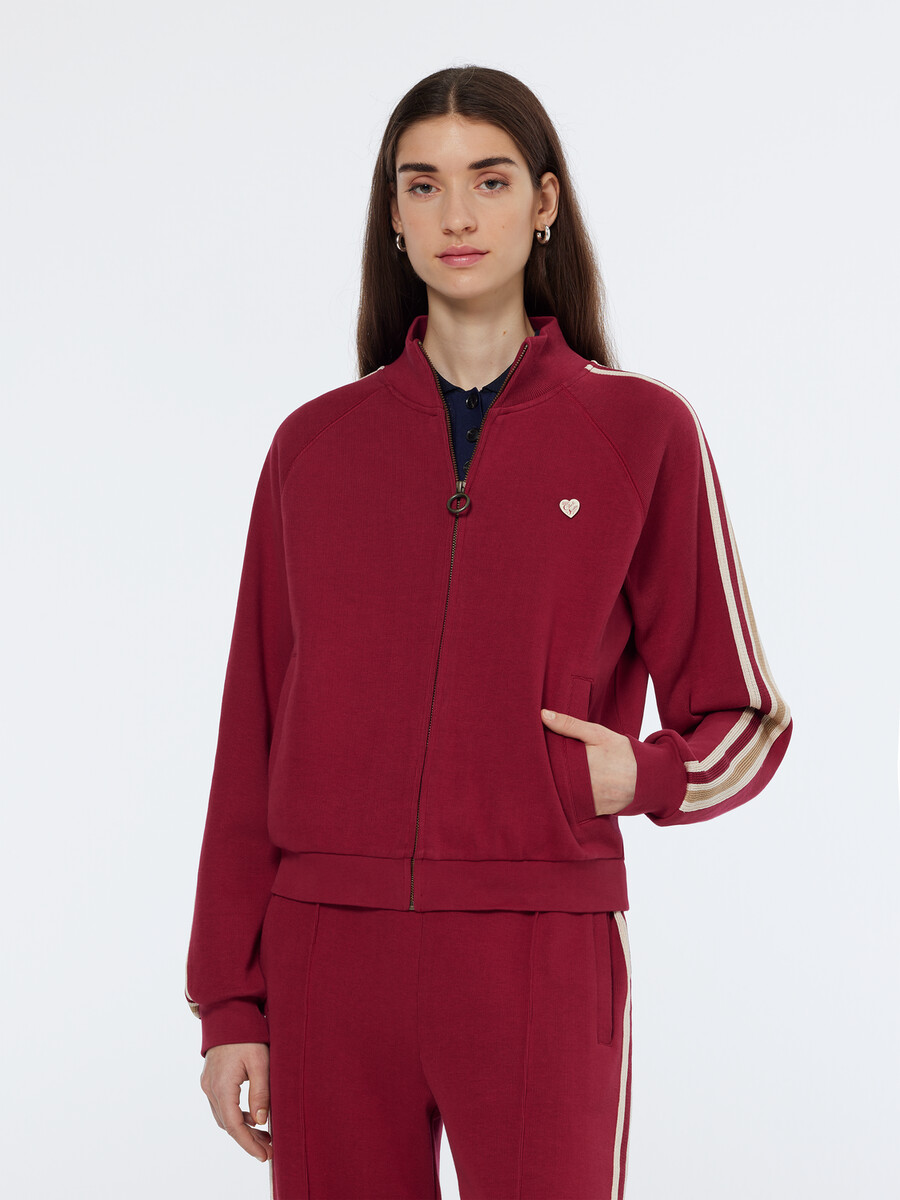 chaqueta de chándal con cremallera