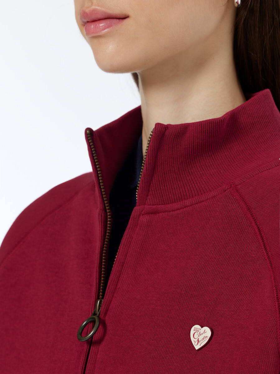 chaqueta de chándal con cremallera