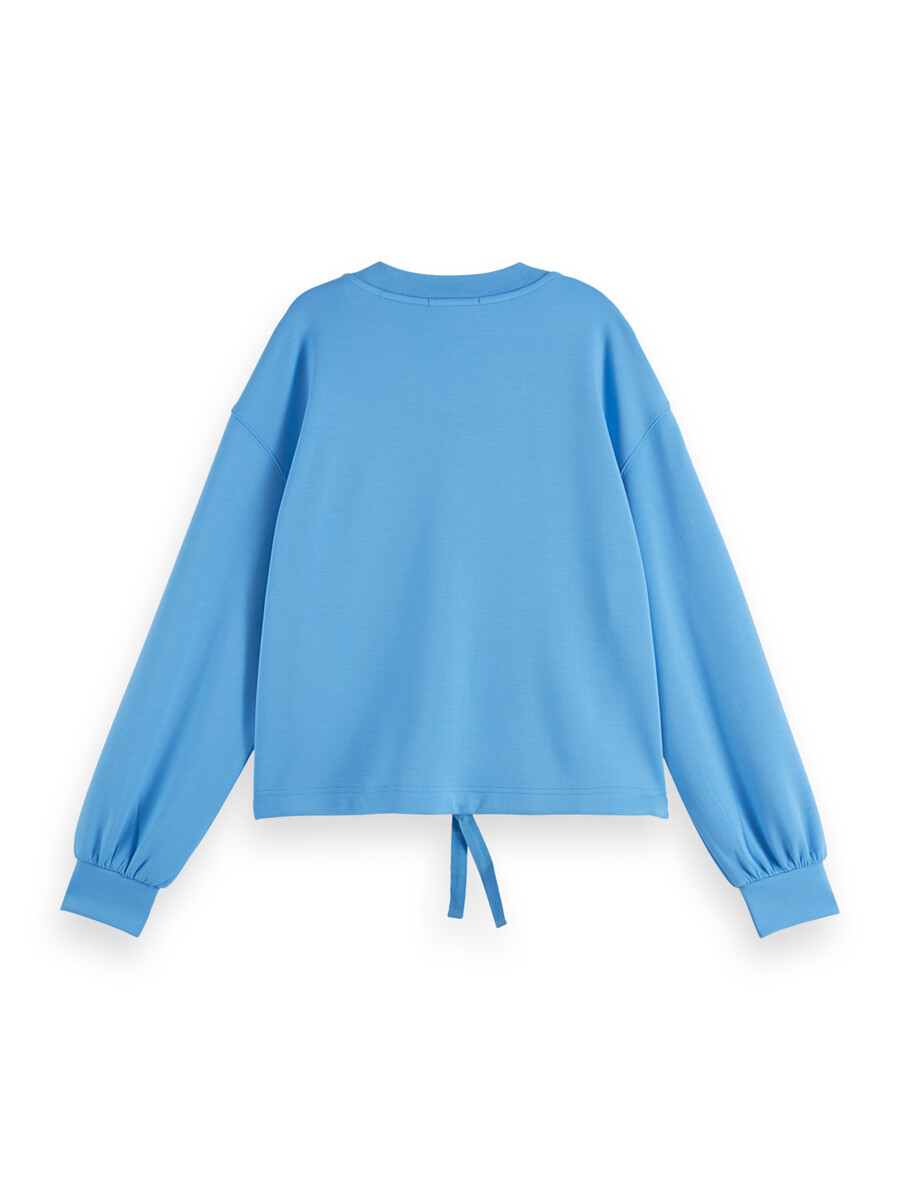 sudadera modal con cuello en v
