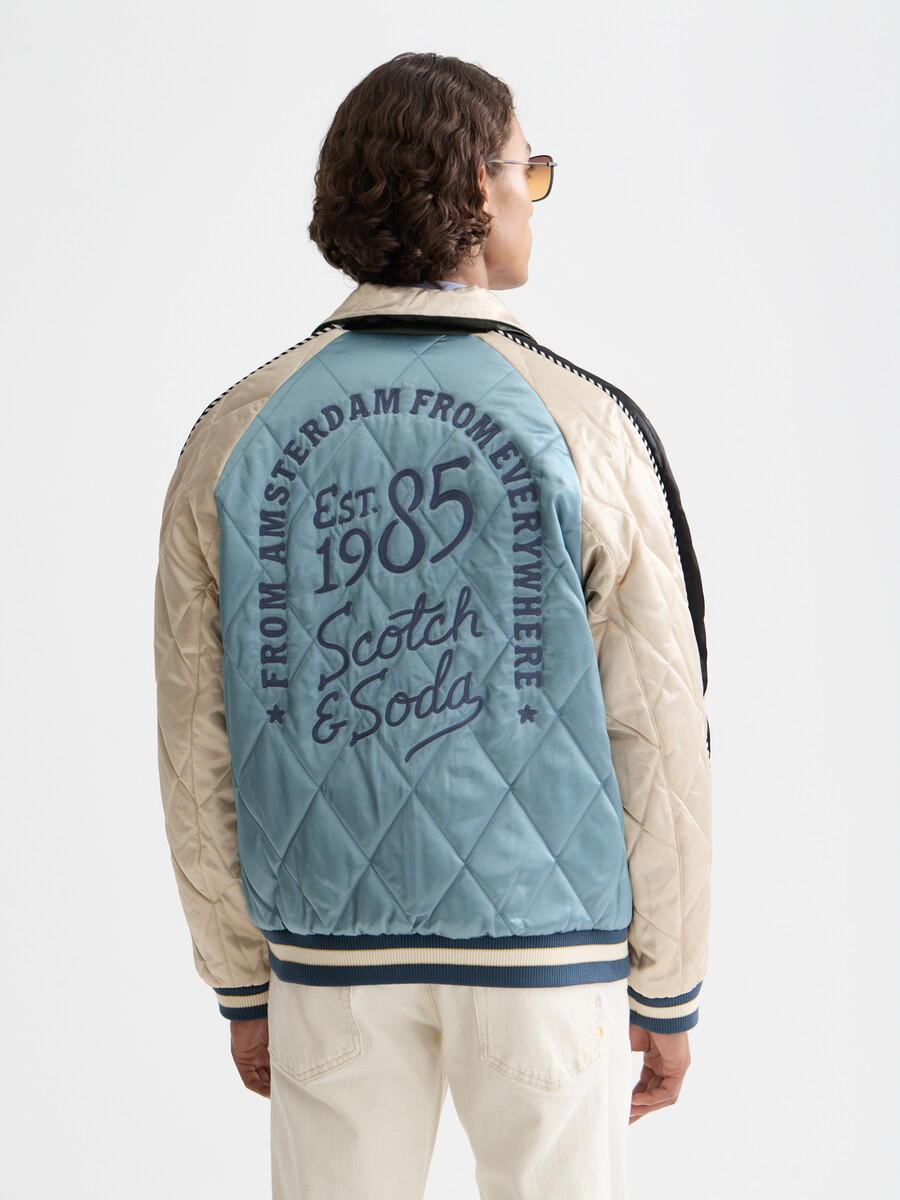 chaqueta bomber de recuerdo del 40.º aniversario