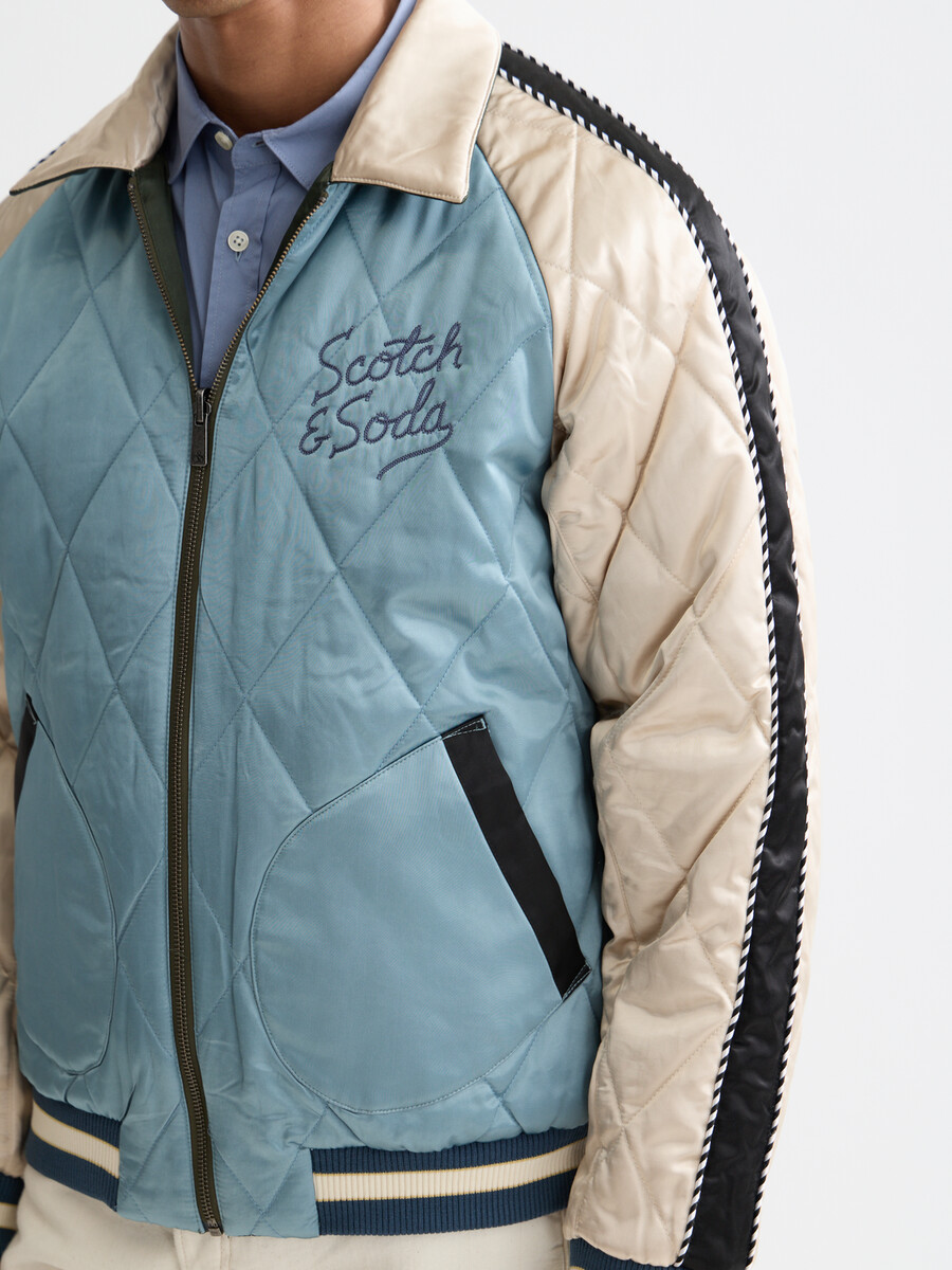 chaqueta bomber de recuerdo del 40.º aniversario