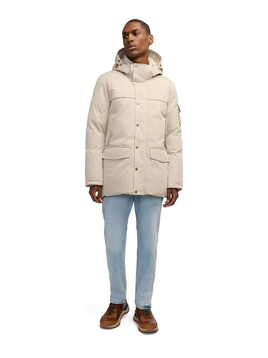 edgar parka con capucha extraíble