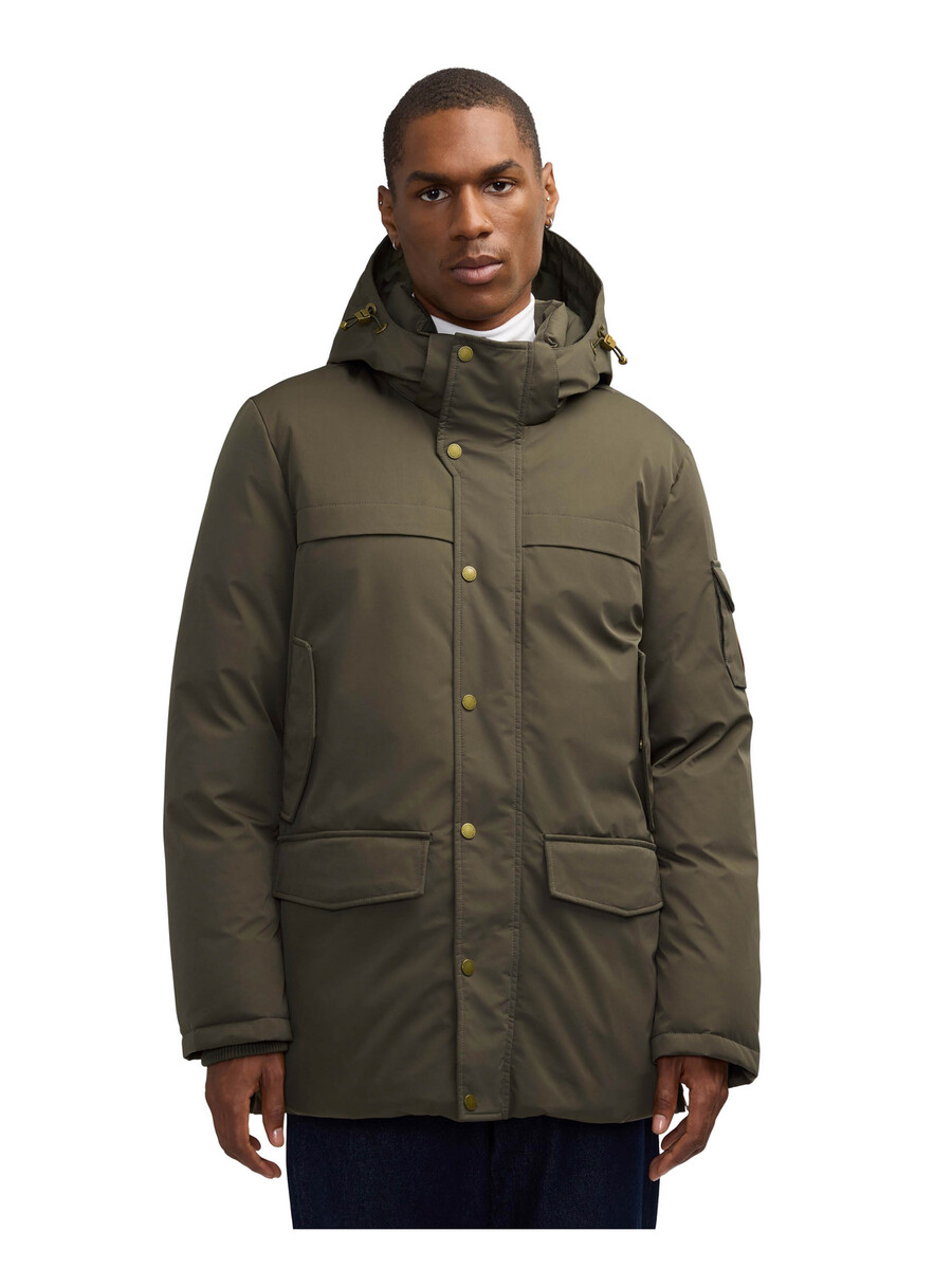 edgar parka con capucha extraíble
