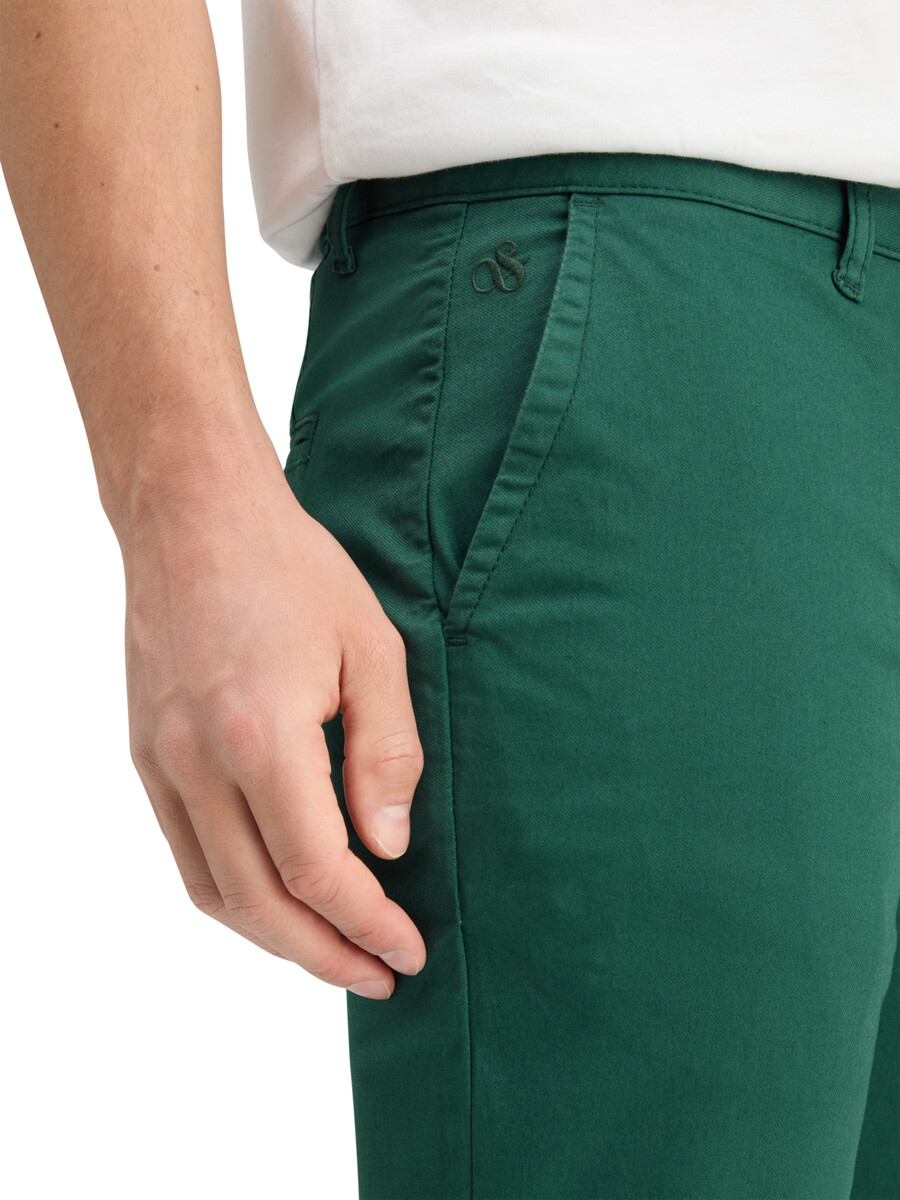 essentials - chino de sarga de algodón elástico mott