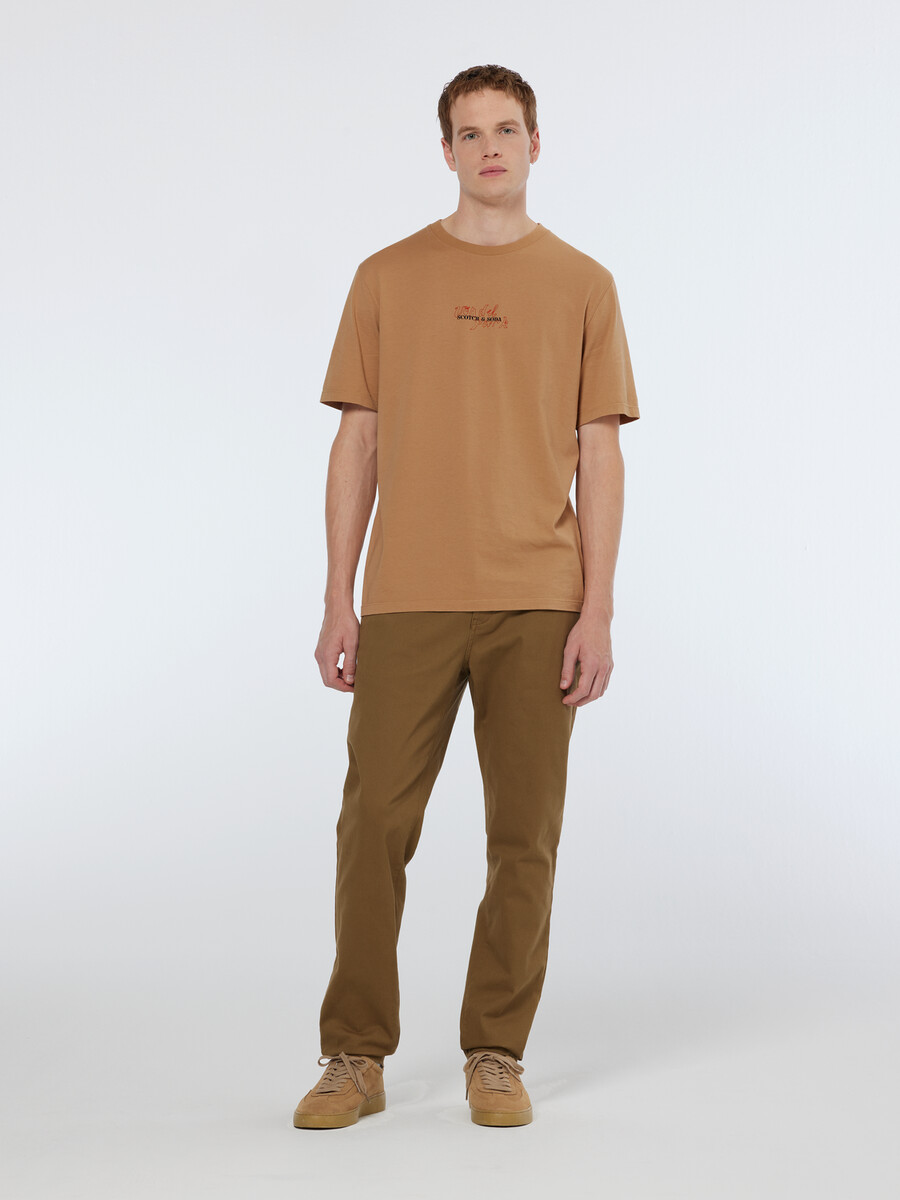 chino de mezcla de algodón lavado stuart