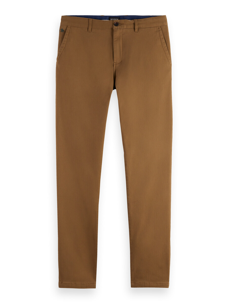 chino de mezcla de algodón lavado stuart