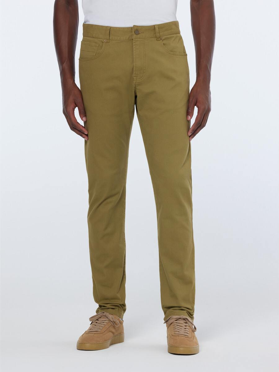 pantalón chino de mezcla de algodón lavado ralston