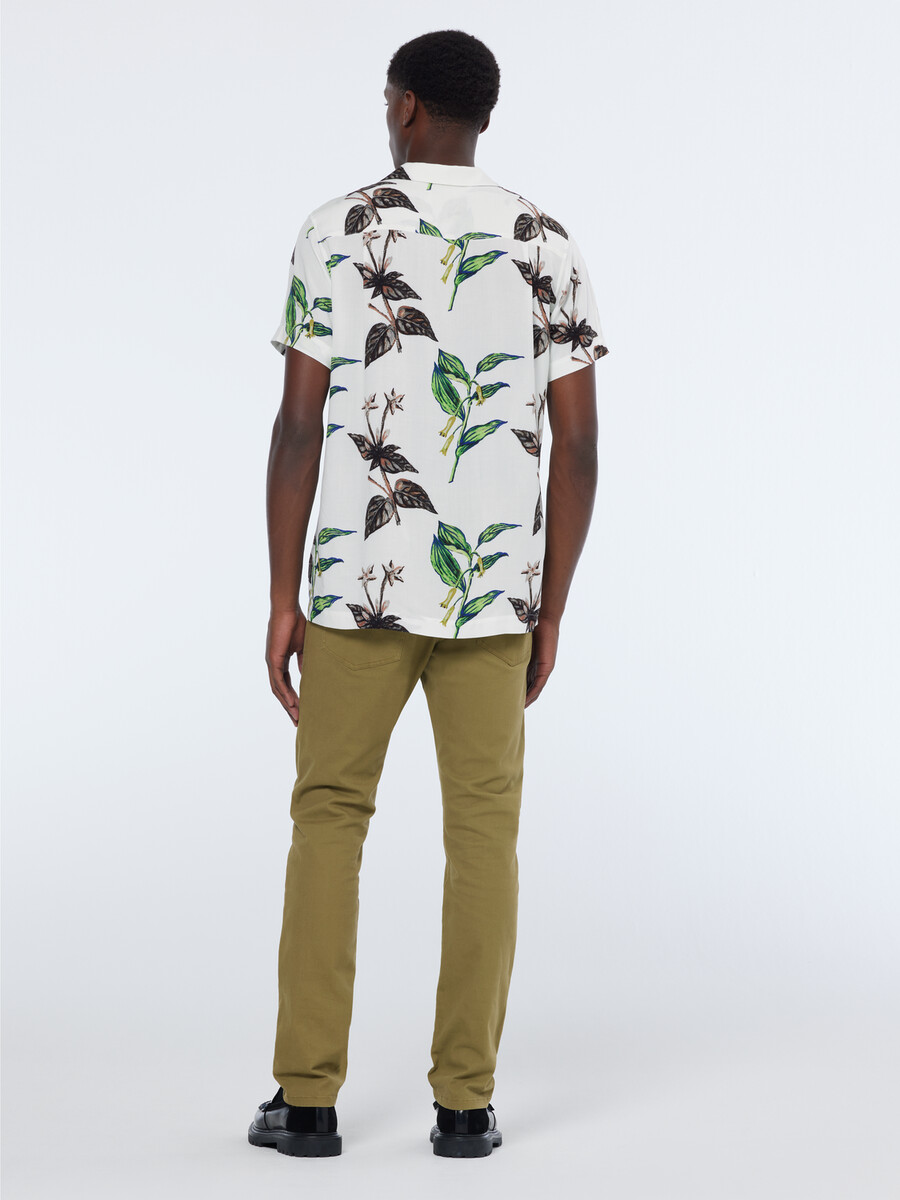pantalón chino de mezcla de algodón lavado ralston