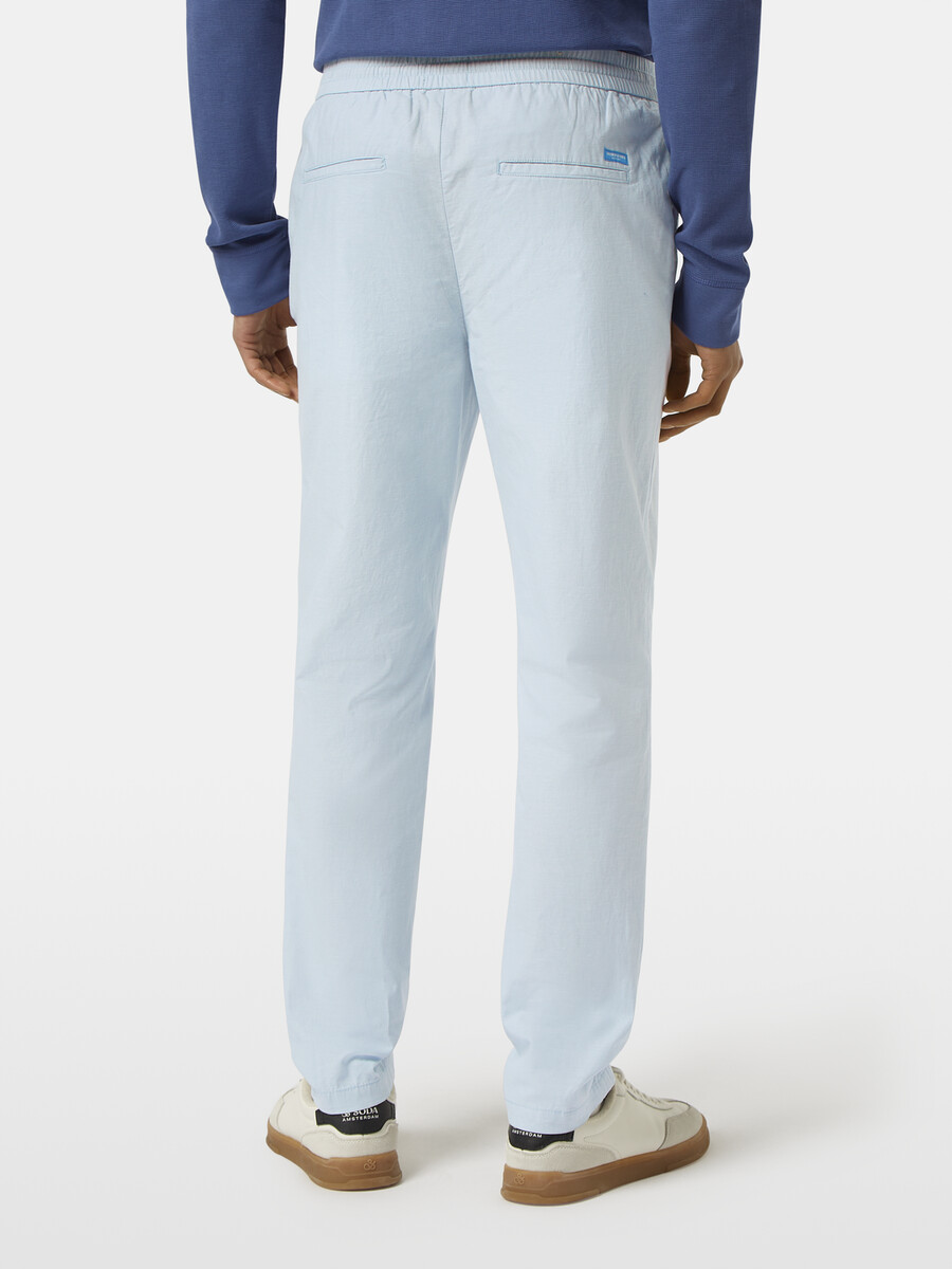 pantalón deportivo warren de sarga de algodón y lino
