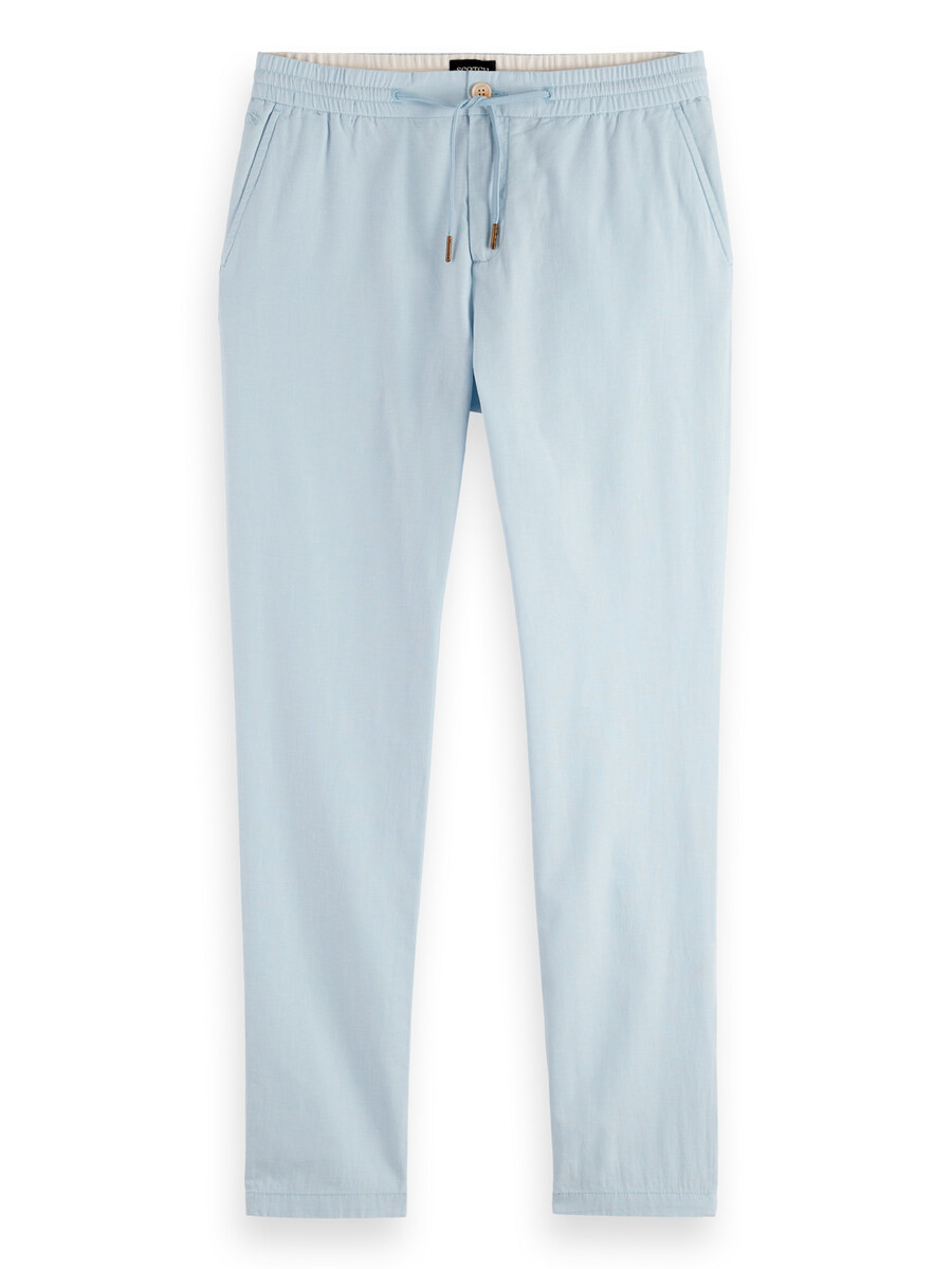 pantalón deportivo warren de sarga de algodón y lino