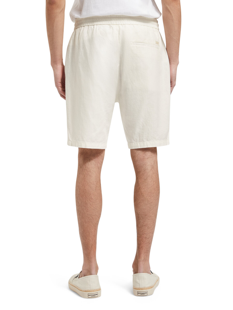 bermudas de sarga de algodón y lino favoritas