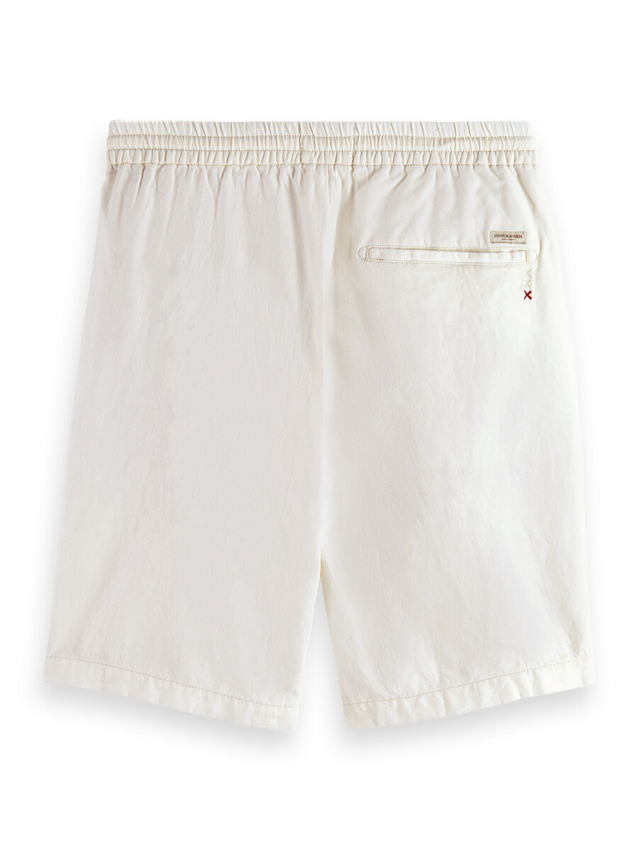 bermudas de sarga de algodón y lino favoritas