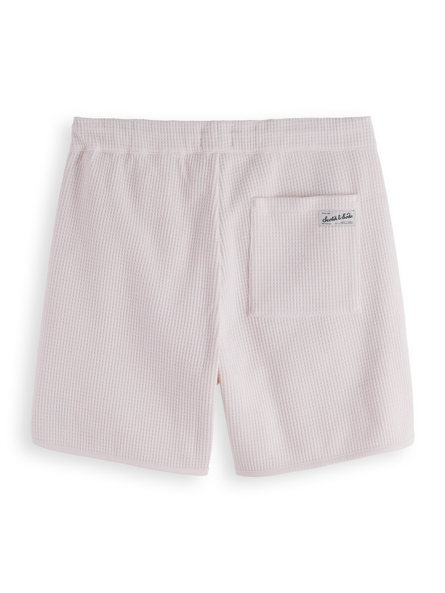 bermudas deportivas de corte relajado con diseño de gofre