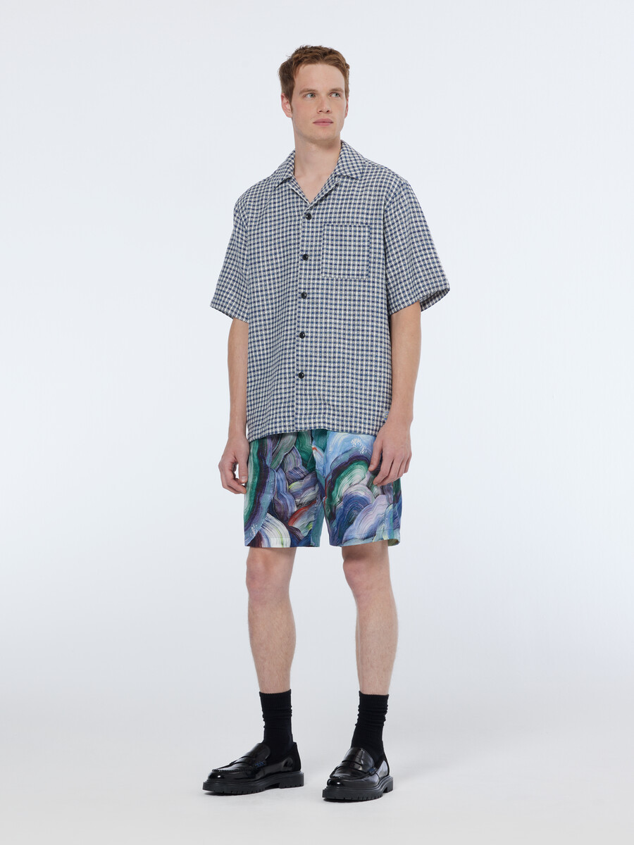 bermudas de corte relajado con estampado abstracto favorito