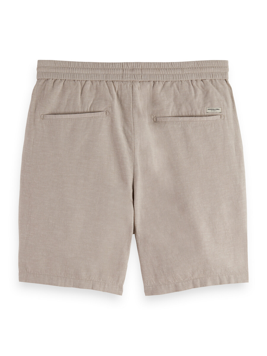 bermudas de sarga de algodón y lino favoritas