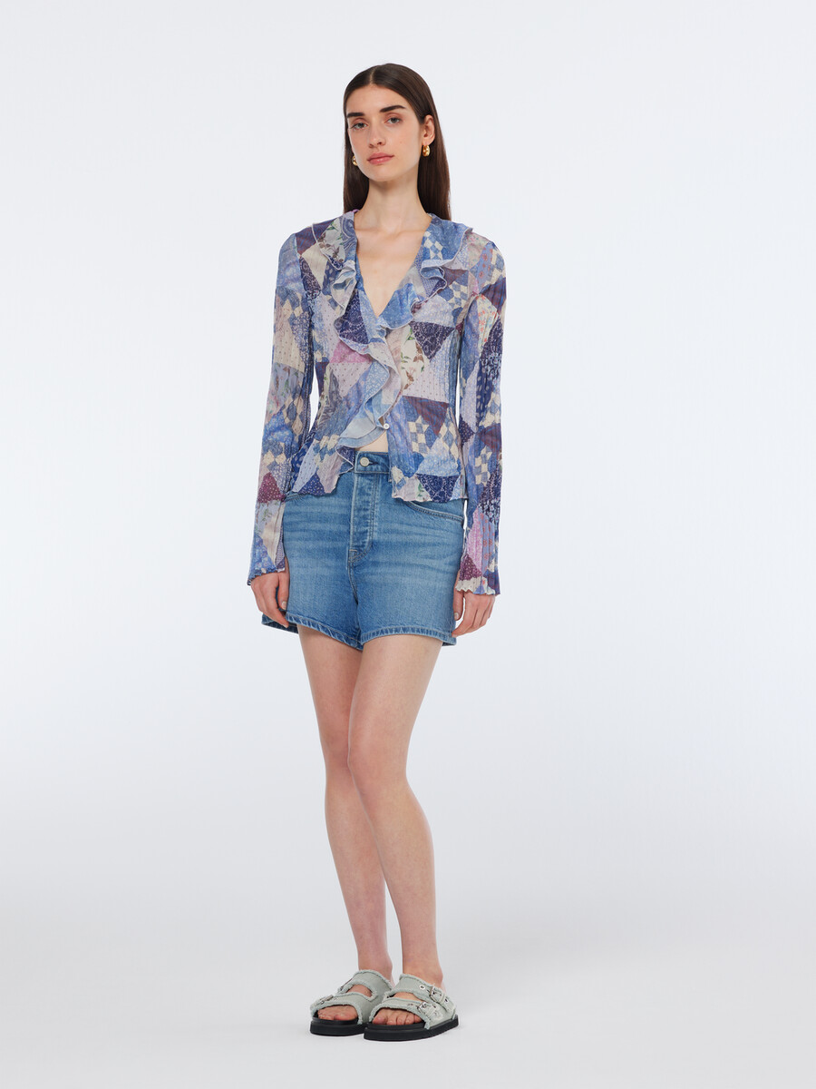 imprescindibles — short vaquero ray sueño azul