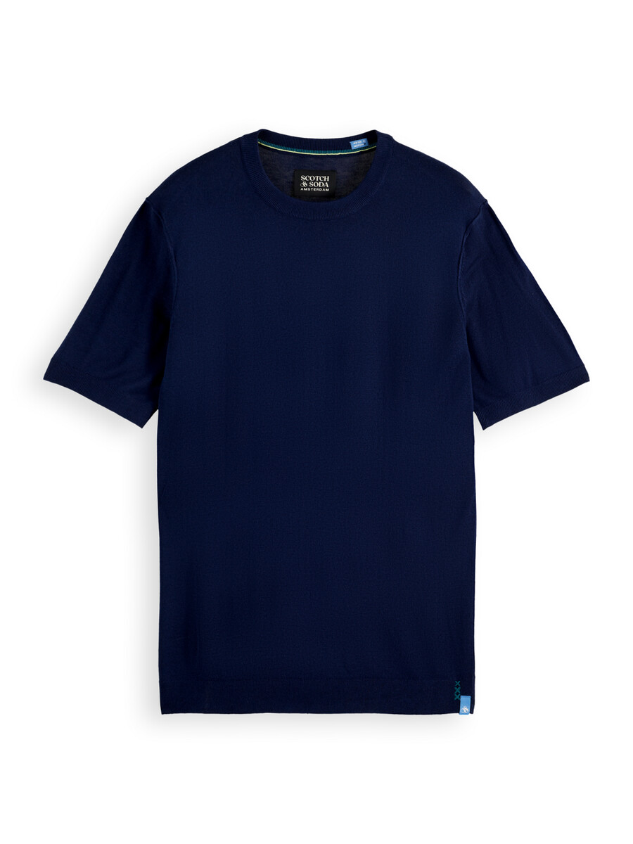 camiseta de punto de corte regular