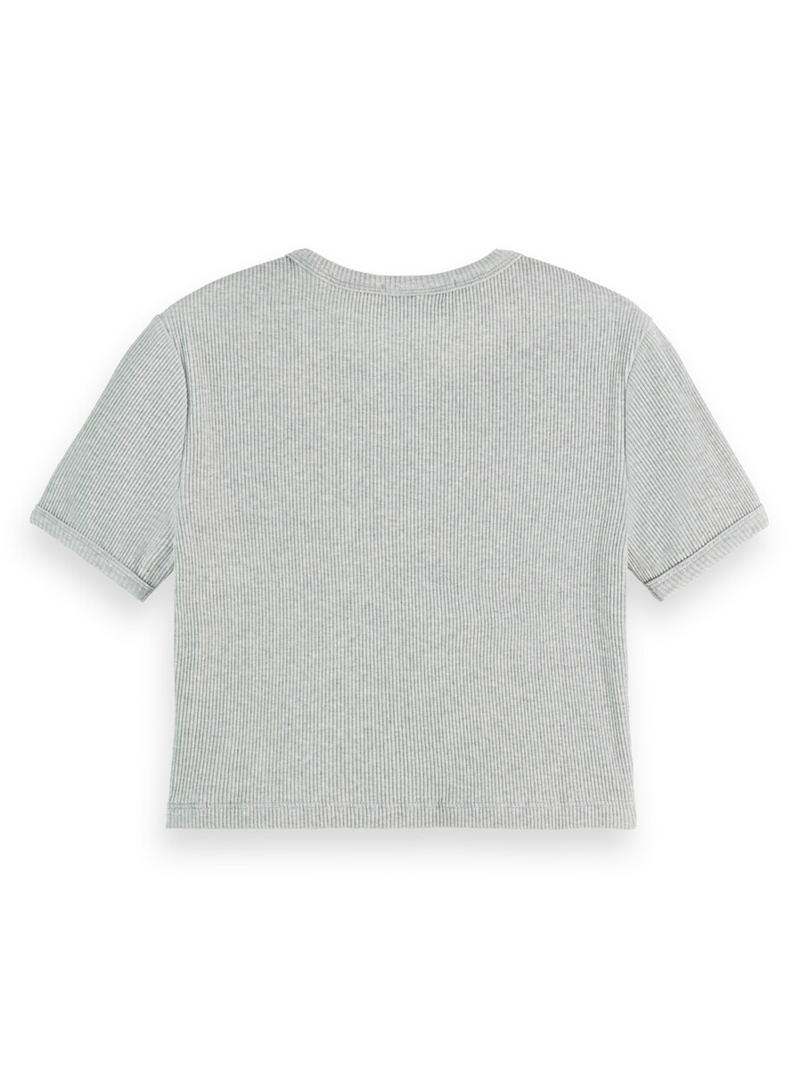 essentials — camiseta de canalé para bebé