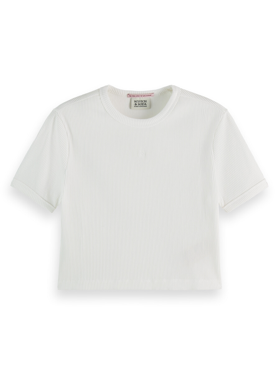 essentials — camiseta de canalé para bebé