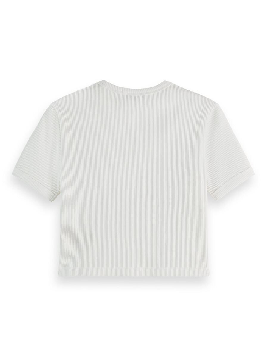essentials — camiseta de canalé para bebé