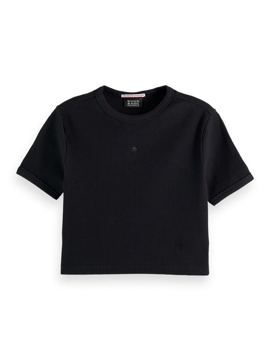 essentials — camiseta de canalé para bebé