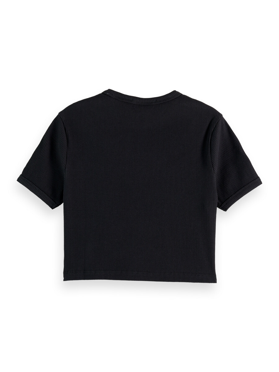 essentials — camiseta de canalé para bebé