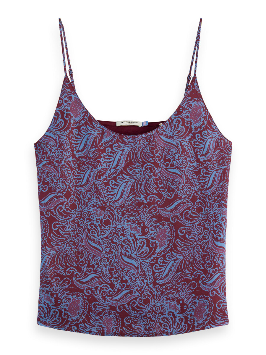 camiseta sin mangas de punto de cachemira
