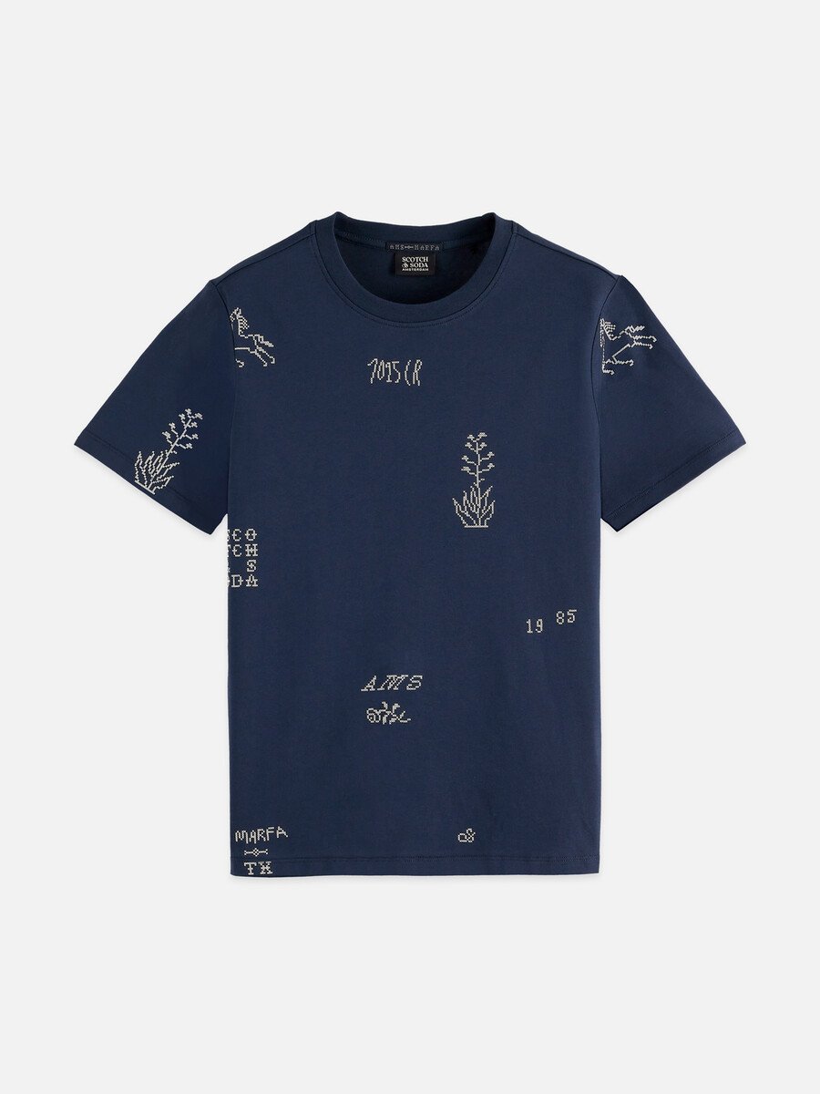 camiseta estampada de corte regular
