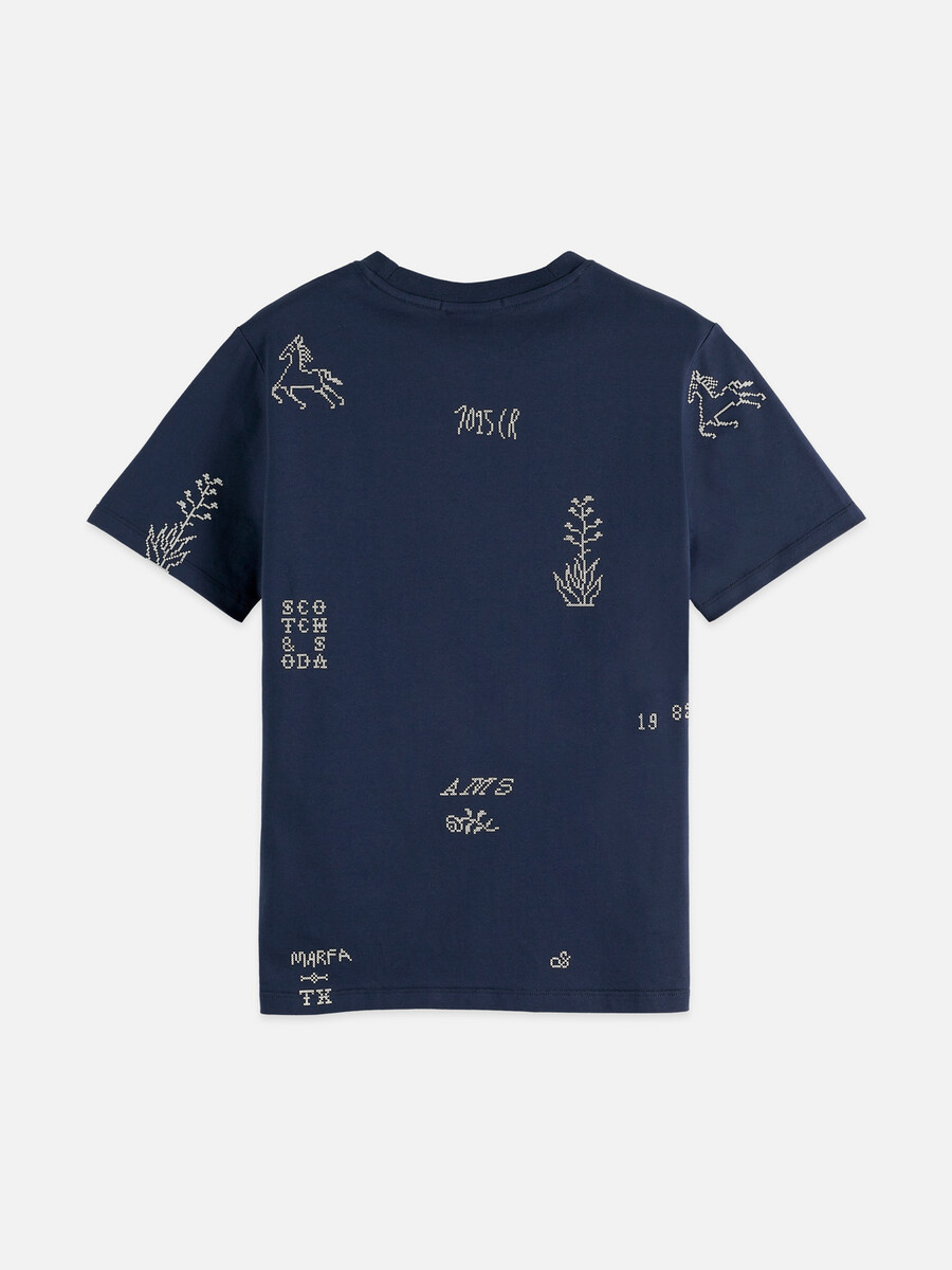 camiseta estampada de corte regular